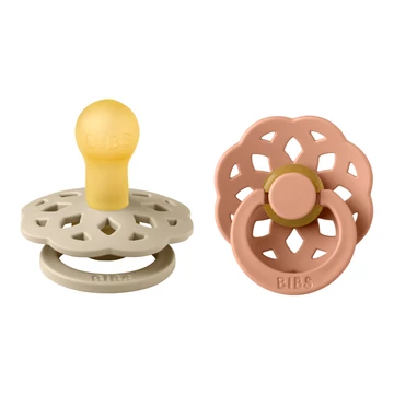 BIBS Boheme 2-es szett (Vanília/Barack), 6-18 hó