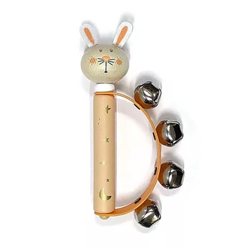 Száncsengő nyuszis (narancssárga)