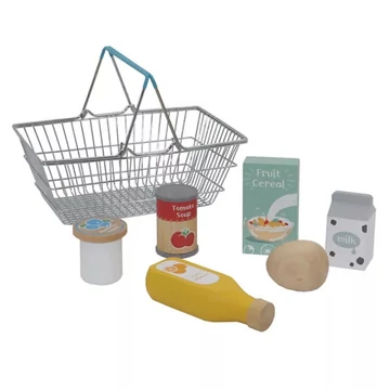 Bevásárló kosár termékekkel