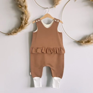 Tipegő hálózsák, fodros, Coffee színben