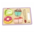 Kép 1/3 - Szeletelhető desszertek, sütemények tálcán - szeletelős fajáték