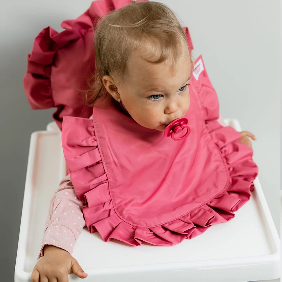Minimal baby fodros előke