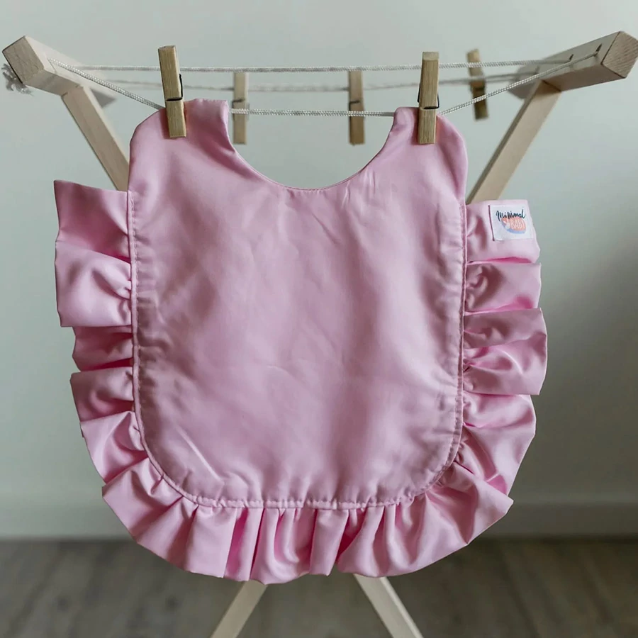 Minimal baby fodros előke